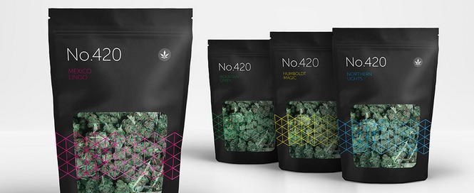 black-spout-pouch-marijuana packaging